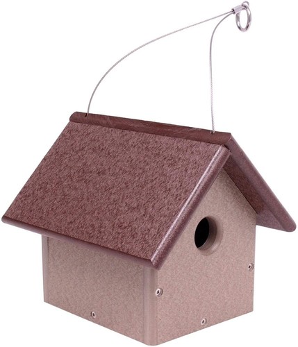 Amish-Made Chickadee or Wren House, Poly Lumber Bird House - Foto 3 di 19