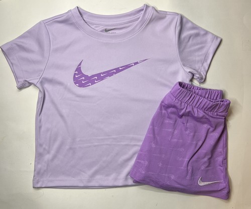 Youth Girls Dri Fit Nike 2 Piece Set Shirt Skirt Skort Size 6 Medium NWT