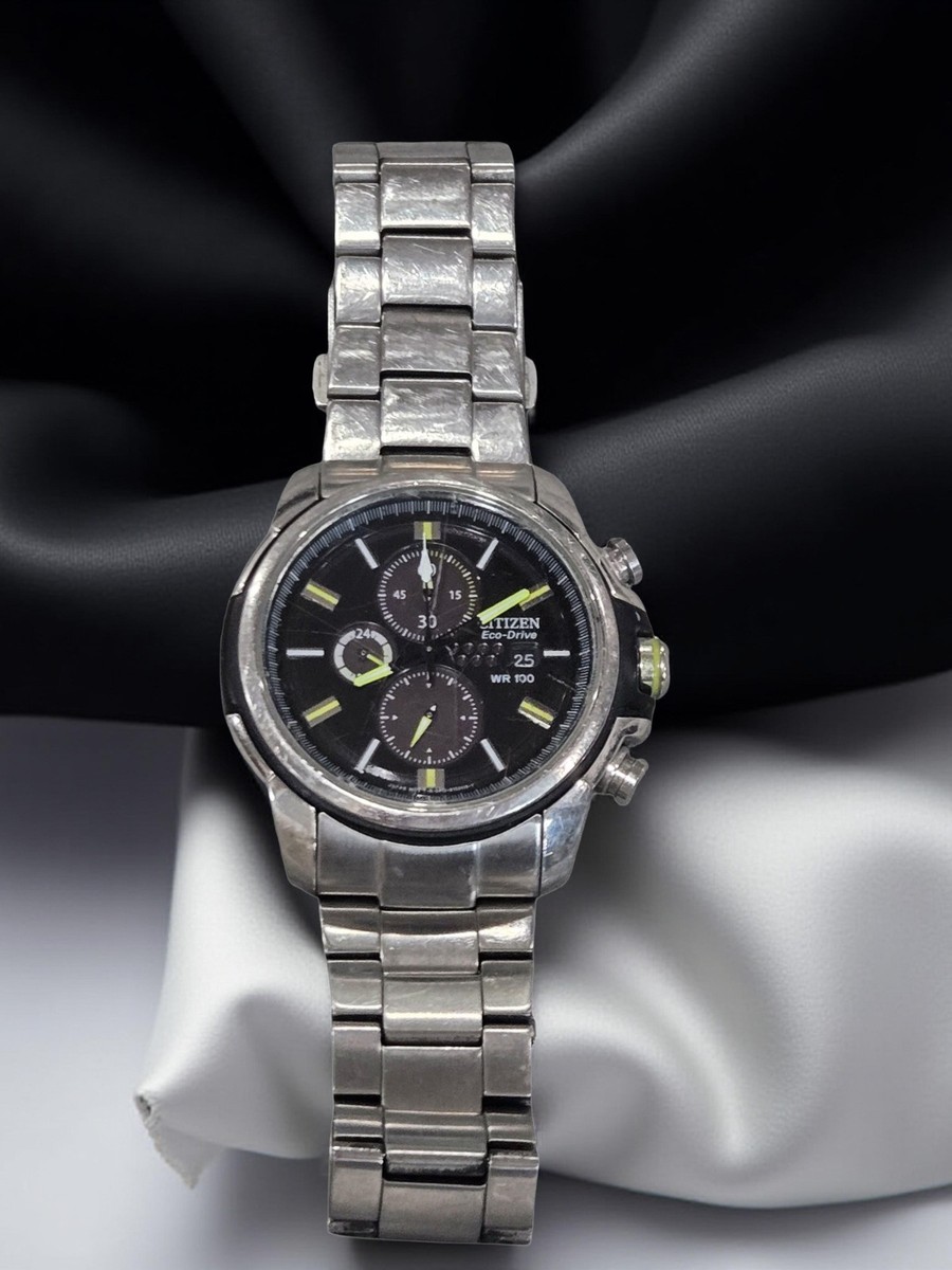 Citizen Eco-Drive Chronograph GN-4W-S WR100 Men's Watch – Vintage