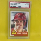 2019 Topps Living Set - Mike Trout #200 /22017 PSA 10 Gem 💎 Mint 🏏⚾🔥🦾