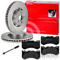 Brembo Bremsscheiben 390Mm + BelÄGe Vorne FüR Mercedes C-KLASSE W205 S205 C205