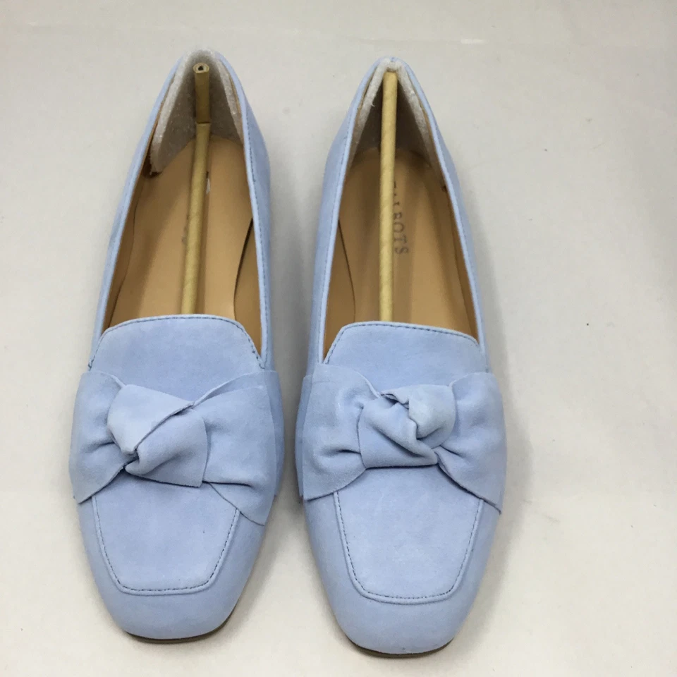 Talbots Azul Cielo Stella Suave Lazo Gamuza 8M Planos Nuevo con Caja Foto 2 de 4