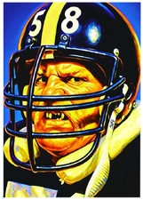 JACK LAMBERT * Pittsburgh Steelers * FOOTBALL * Novelty Art Card * ATC ACEO