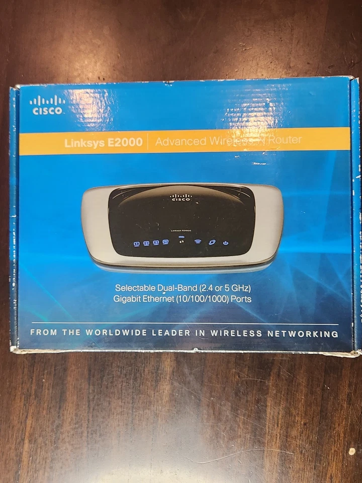 Linksys E2000 Advanced Wireless-N Router | Dual-Band 2.4GHz/5GHz | Gigabit - Image 2 of 4