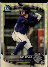 Marketplace image: Roc Riggio 2025 Bowman Chrome Superfractor 1/1 #BDC19 Colorado Rockies