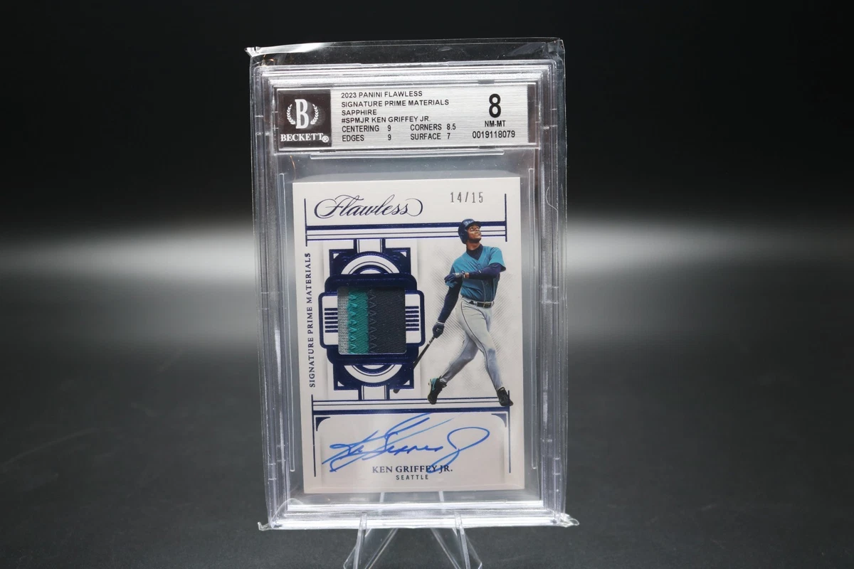 Panini Ken Griffey Jr Baseball Autographed Sports Trading Cards 