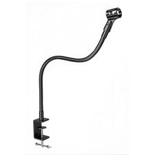 24-INCHS Flexible Gooseneck Microphone Stand with Heavy Duty Desk Clamp for P...