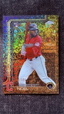 2025 Topps Gilded Jhonkensy Noel Rookie Gold Mini-Diamond Refractor /50 SP RARE