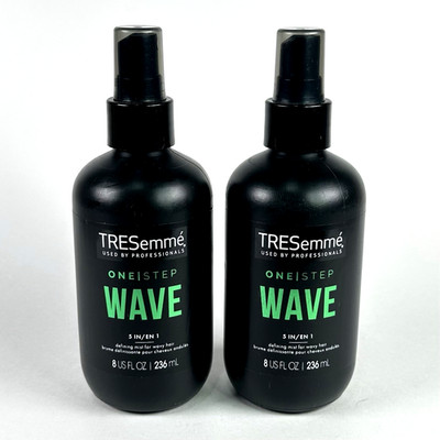 2 Pack TRESemmé One Step 5-in-1 Wave Styling Mist for Wavy Hair (8 fl oz) New