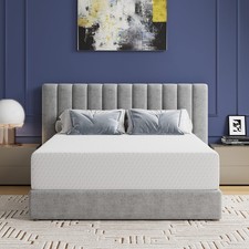Colchón Queen 14 pulgadas espuma viscoelástica medio firme CertiPUR US Avenco Refresh Sleep