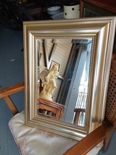 Beautiful Champagne Gold And Silver Mirror 63 X 48 Cm Wall Mirror