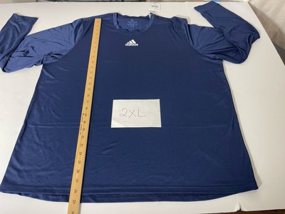 adidas Men's Creator Long Sleeve Training Shirt Navy Size 2XL New