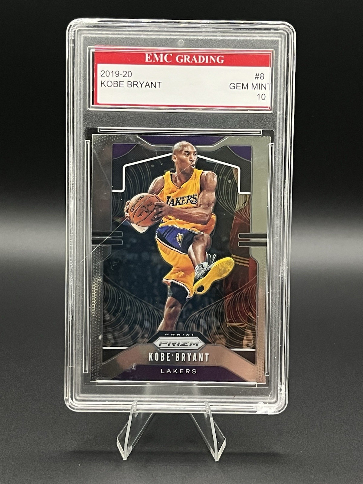 2019-20 Panini Prizm - Kobe Bryant #8 Silver Prizm Graded Gem Mint 10