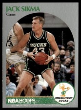 1990-91 Hoops Jack Sikma Milwaukee Bucks #183