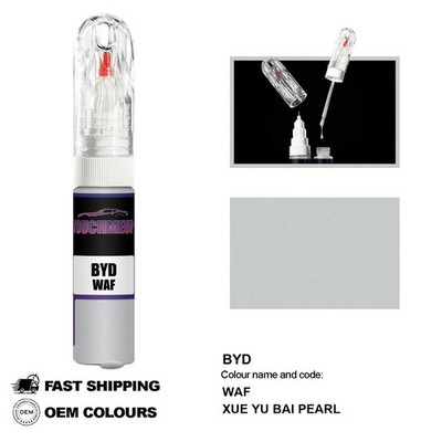 FÜR BYD XUE YU BAI PEARL WAF Touch Up Lackstift Pinsel Fix Kit Kratzer Chip Set