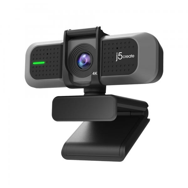 J5create Chiare Webcam Jvu430 4K Ultra Hd 8Mp Usb-C Clip Privacy Cover - Immagine 5