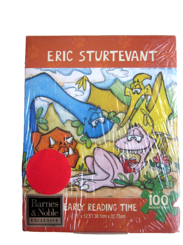 New ERIC STURTEVANT Early Reading Time  Barnes & Noble Exclusive Puzzle 100 pc