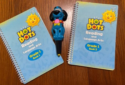 Educational Insights Hot Dots Jr. Reading - Grade 1 - Books  1 and 2 - with Pen