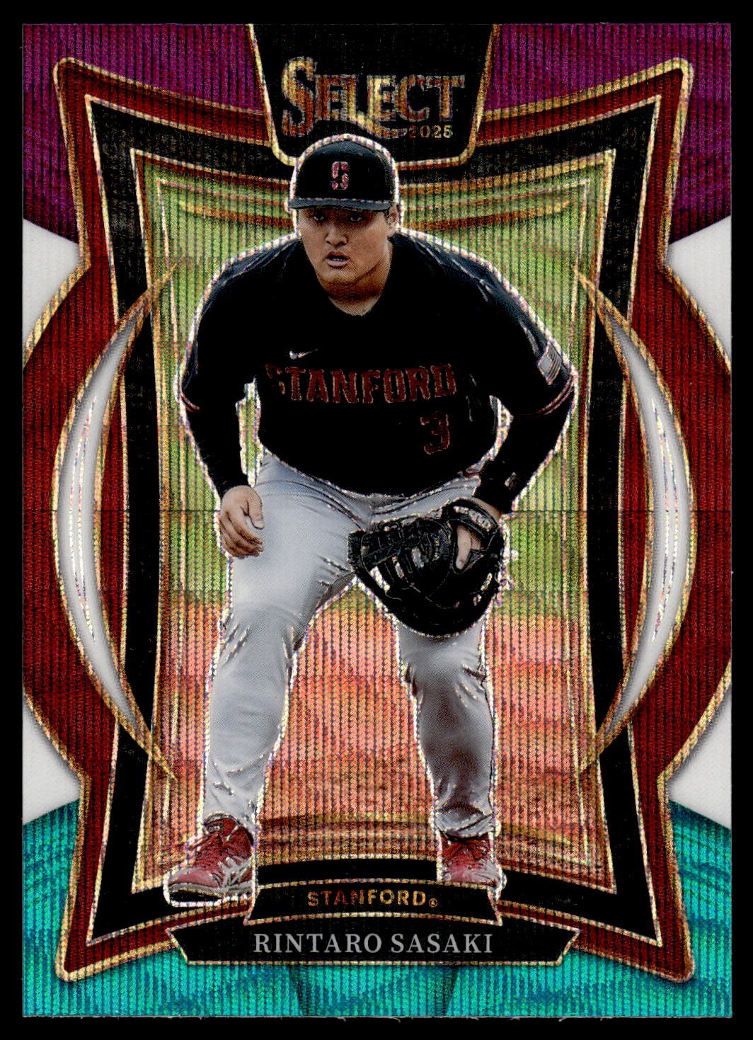 2025 Panini Select RINTARO SASAKI Tri-Color PRIZM #64 STANFORD