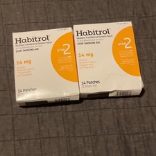 Habitrol Nicotine Transdermal System Patch Step 2 14mg 1 month supply