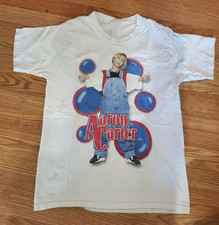 Aaron Carter Concert Young Aaron Short Sleeve Adult T-Shirt BL2.380