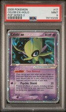 2005 POKEMON POP SERIES 2 17/17 CELEBI EX HOLO PSA 9 GRADED SLAB MINT on eBay