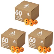 3-Star Table Tennis Balls - Regulation Size 40 mm - 12 Pack