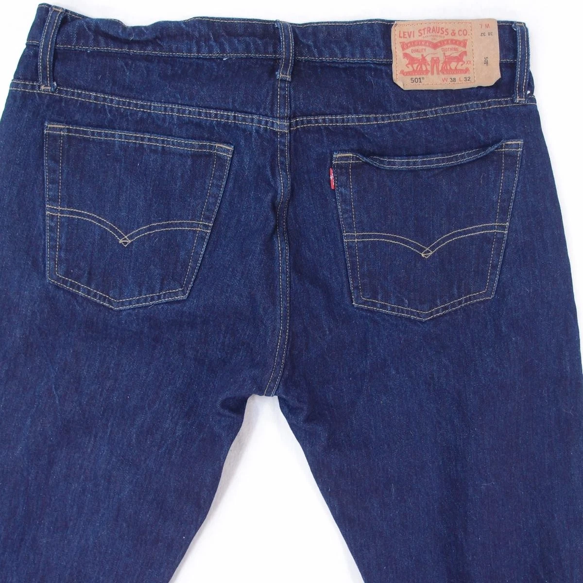 Jeans Levi’s 501 Bleu Clair Taille 28x38 (XS) – Coupe Droite, Occasion Bon état
