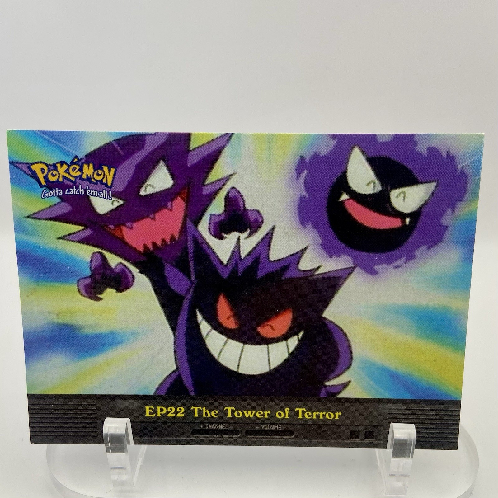 The Tower of Terror Ep22 Topps Blue Logo TV Animation Edition NM Pokémon Regular
