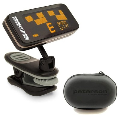 Peterson StroboClip HD Clip On Tuner with Protective Case for All Instruments