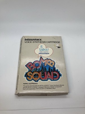 Bomb Squad (Intellivision, 1982)    Complete    Tested Works!!