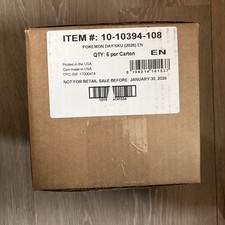 Pokemon TCG 2026 Pokemon Day Collection 6 BOX CASE Factory Sealed 6 ct
