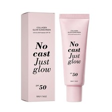 No Cast Just Glow Collagen Sunscreen SPF 50 Broad Spectrum Face Sunscreen