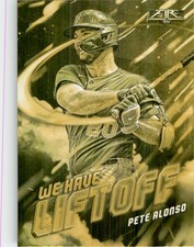 Pete Alonso 2021 Topps Fire We Have Liftoff Gold Minted #WHL-11