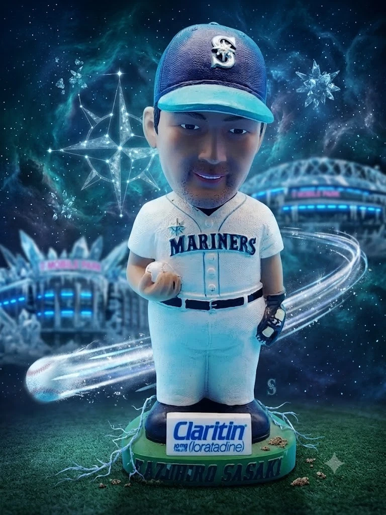 Seattle Mariners ボブルヘッド 2体セット Seattle Mariners