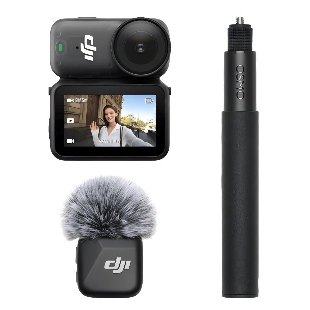 カメラ【DJI OSMO】 DJI Osmo 4K UHD 12MP Handheld Camera with 3-Axis Gimbal - Bundle