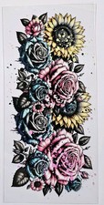 Flowers UV DTF Transfer Sticker Wrap Tumbler UVDTF BUY 10 GET COMBINED SHIPPING