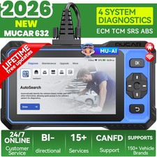 Mucar 632 New Obd2 Diagnostic Tool Car Scanner Tpms Sas Abs Ecm Bidirectional