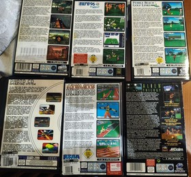 Lot 6 Sega Saturn Games PAL COMPLETE! Alien Trilogy,Hydlide,Athlete Kings Etc