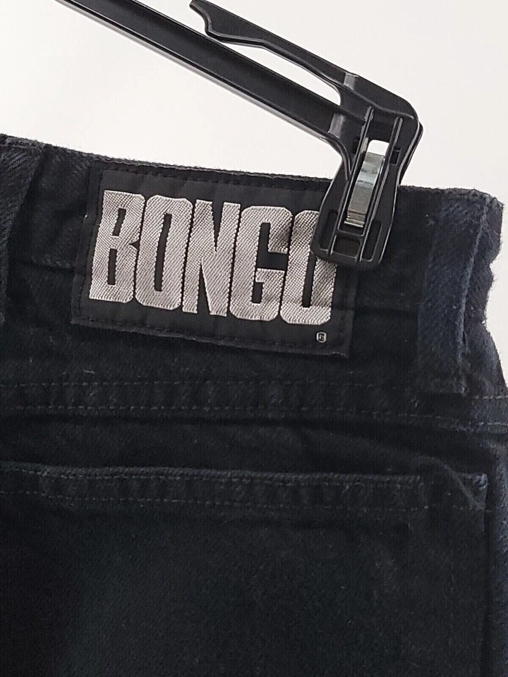 Bongo Skinny Mom Pants Juniors Size 9 Navy Blue High Rise 100% Cotton - Image 3 of 4