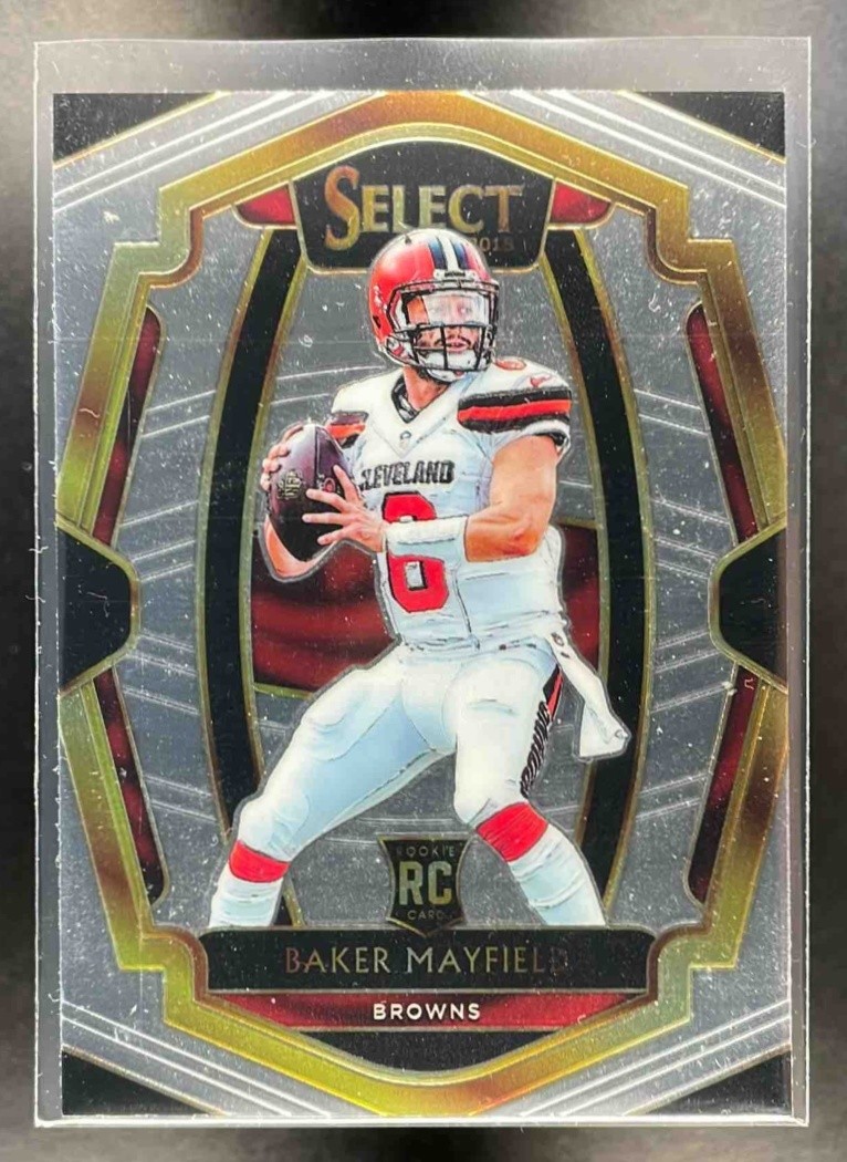 2018 Panini Select Baker Mayfield #143 Rookie Card RC Premier Level Browns