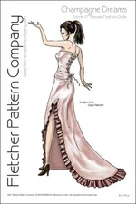 Champagne Dreams Lara Croft Fletcher Pattern Tonner