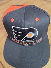 Philadelphia Flyers NHL Reebok Adult Black/Orange Cap Hat OSFM NWOT Demo Hat