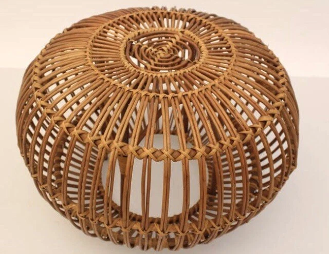 Cane pouffe deals
