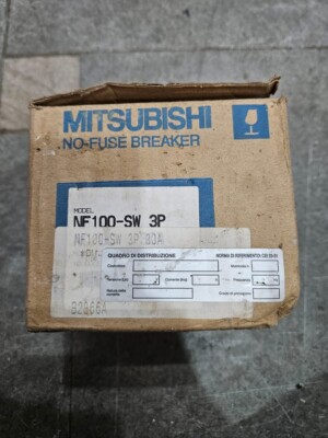 MITSUBISHI NF100-SW NO-FUSE CIRCUIT BREAKER 30AMP