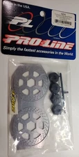 PROLINE PART#6204 DISK BRAKE ROTORS (4) fits T&E-MAXX Wheels Stainless NEW inpkg