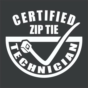 Zip tie technician Sticker Decal JDM Custom Racing Drift