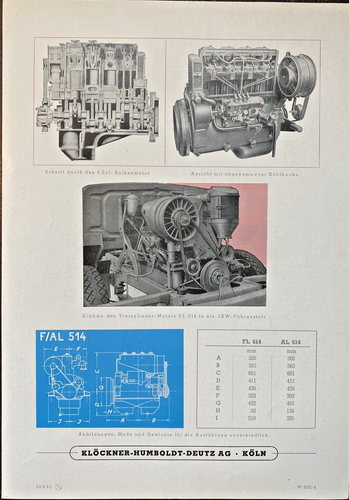 PROSPEKT MAGIRUS DEUTZ " DER LUFTGEKÜHLTE BEI JEDER TEMPERATUR IM EINSATZ - Picture 2 of 3