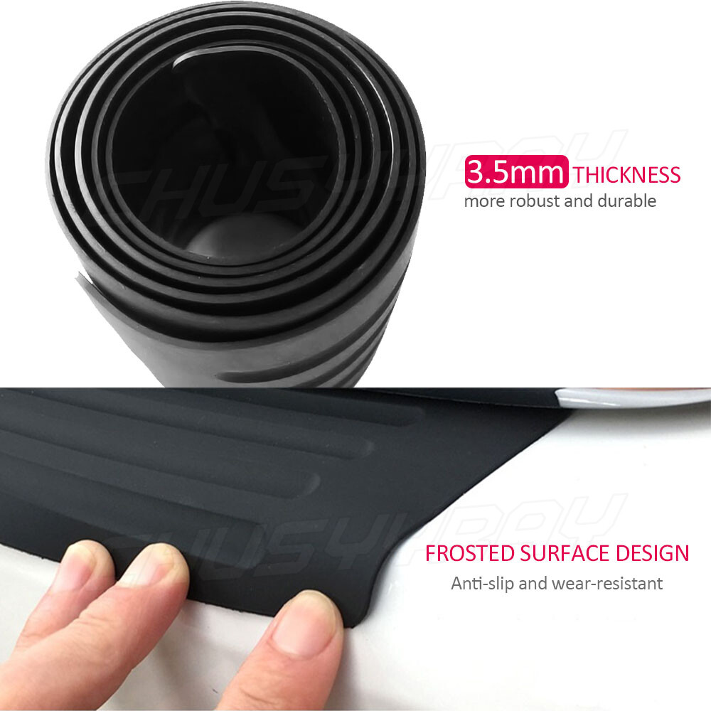 Auto Bumperbescherming voor Volvo S60 III 2018-, Koolstofvezel Anti Scratch En Slijtvast Achterklep Instaplijsten Kofferbak Paint Protection Film