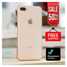 Apple iPhone 8 Plus 64GB Unlocked Verizon Gray Gold - Smartphone Battery Good